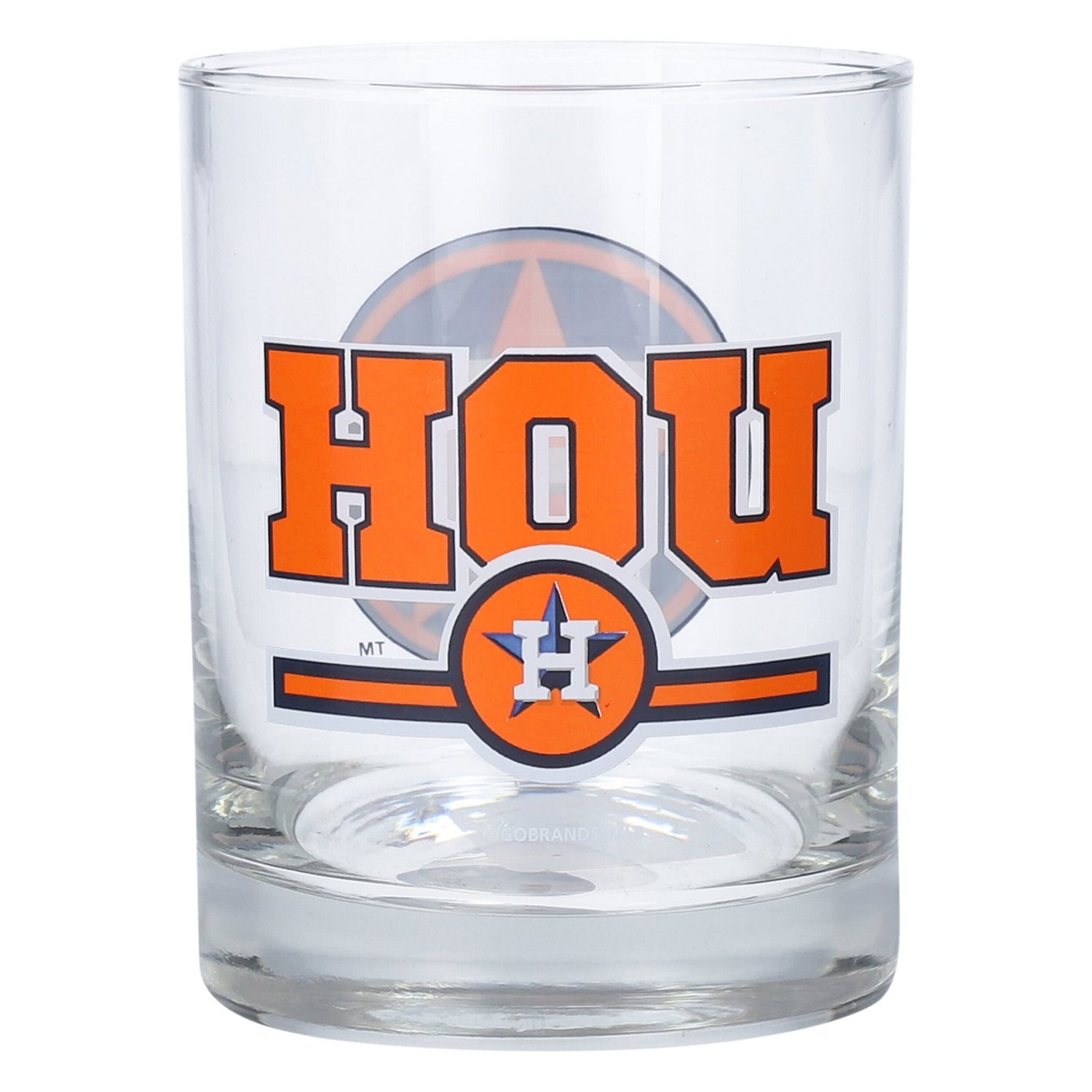 Houston Astros Letterman 14oz Rocks Glass