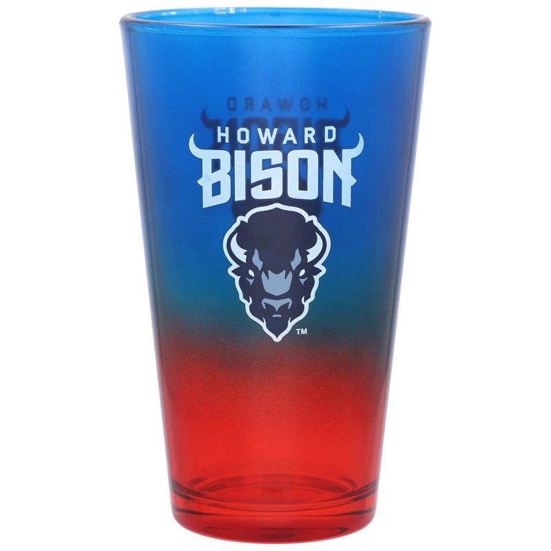 The Memory Company Howard Bison 16oz Ombre Pint Glass - NCAA Novelty at Academy Sports