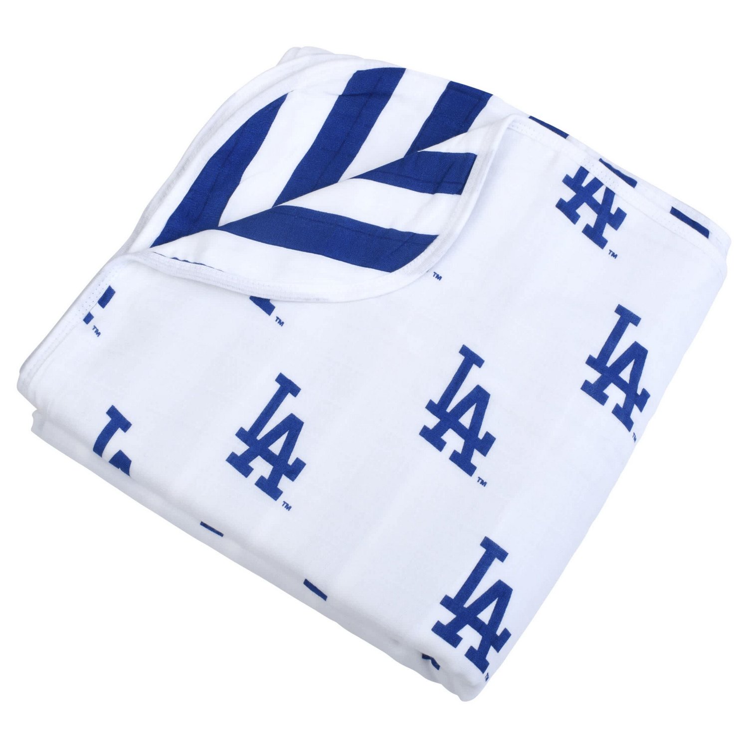 Infant Three Little Anchors Los Angeles Dodgers 47" x 47" Muslin 4-Layer Blanket - view number 1