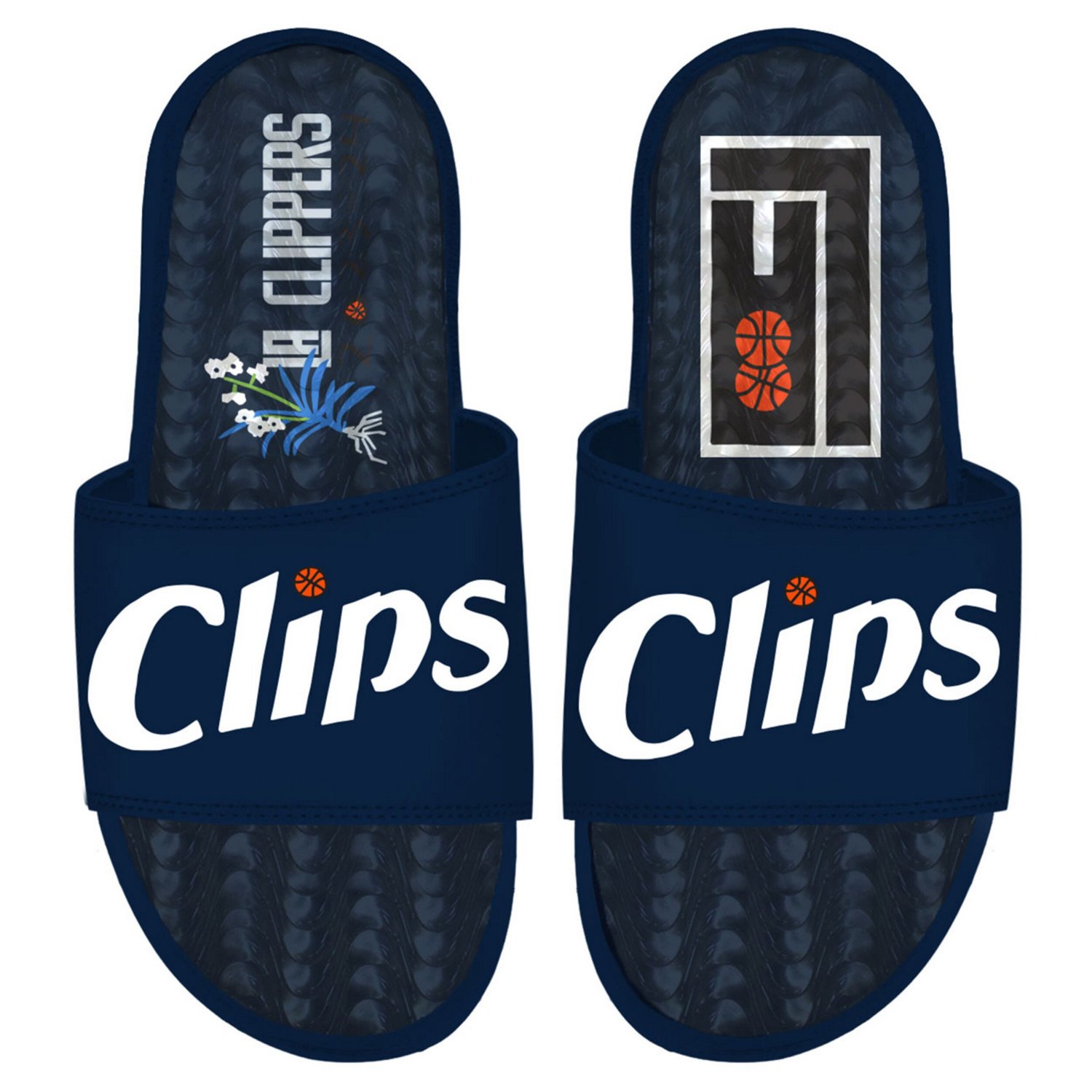 ISlide LA Clippers 2023/24 City Edition Gel Slide Sandals                                                                        - view number 1