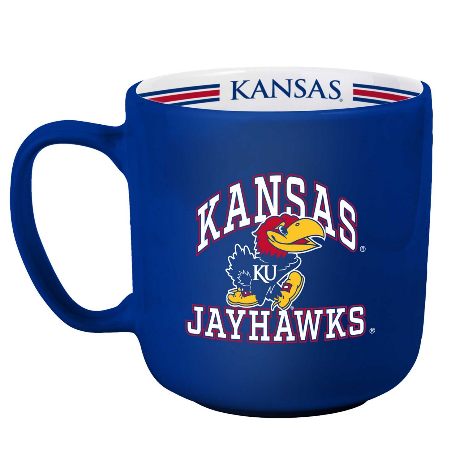 Kansas Jayhawks 15oz Stripe Mug
