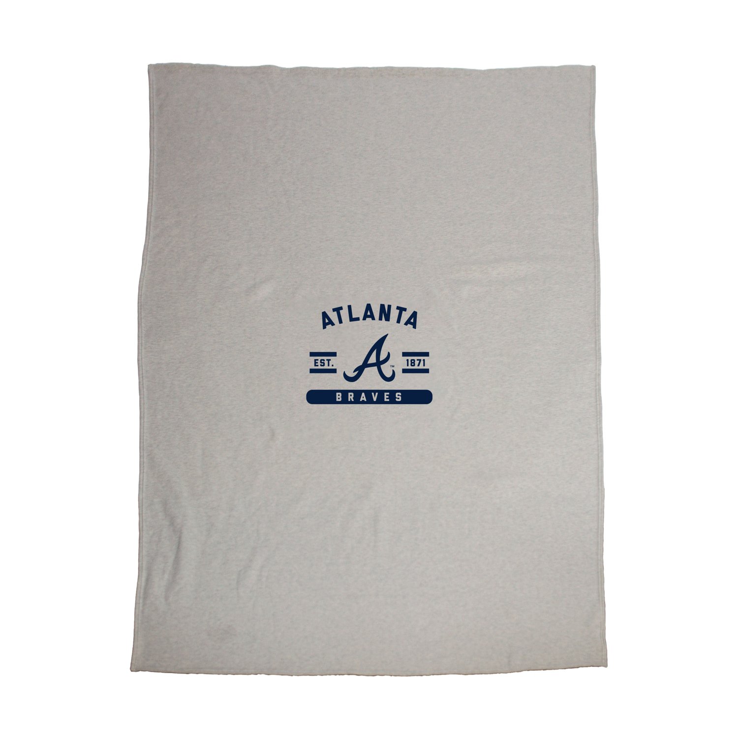 Logo Brands Atlanta Braves Sublimated Sweater Blanket