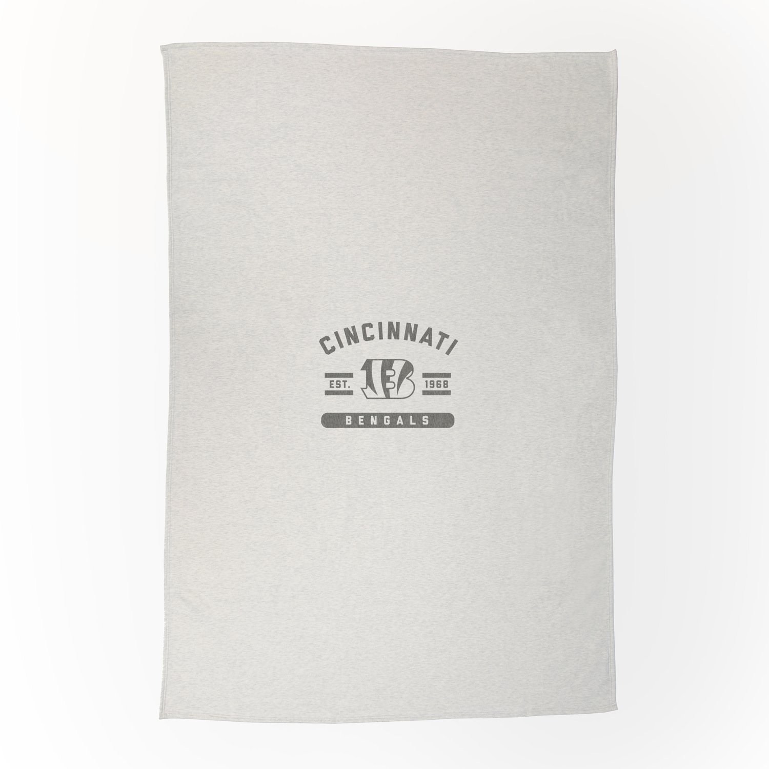 Logo Brands Cincinnati Bengals Sublimated Sweatshirt Blanket