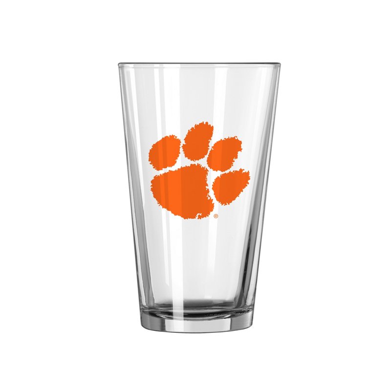 Logo Brands Clemson University 16 oz Gameday Pint Glass Orange - NCAA Novelty at Academy Sports