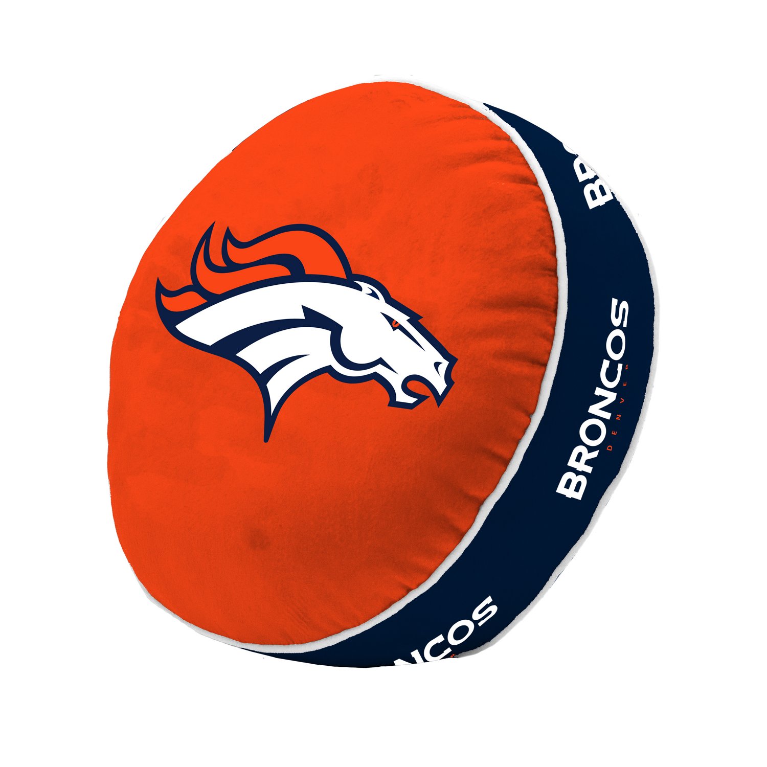 Logo Brands Denver Broncos Puff Pillow                                                                                           - view number 1