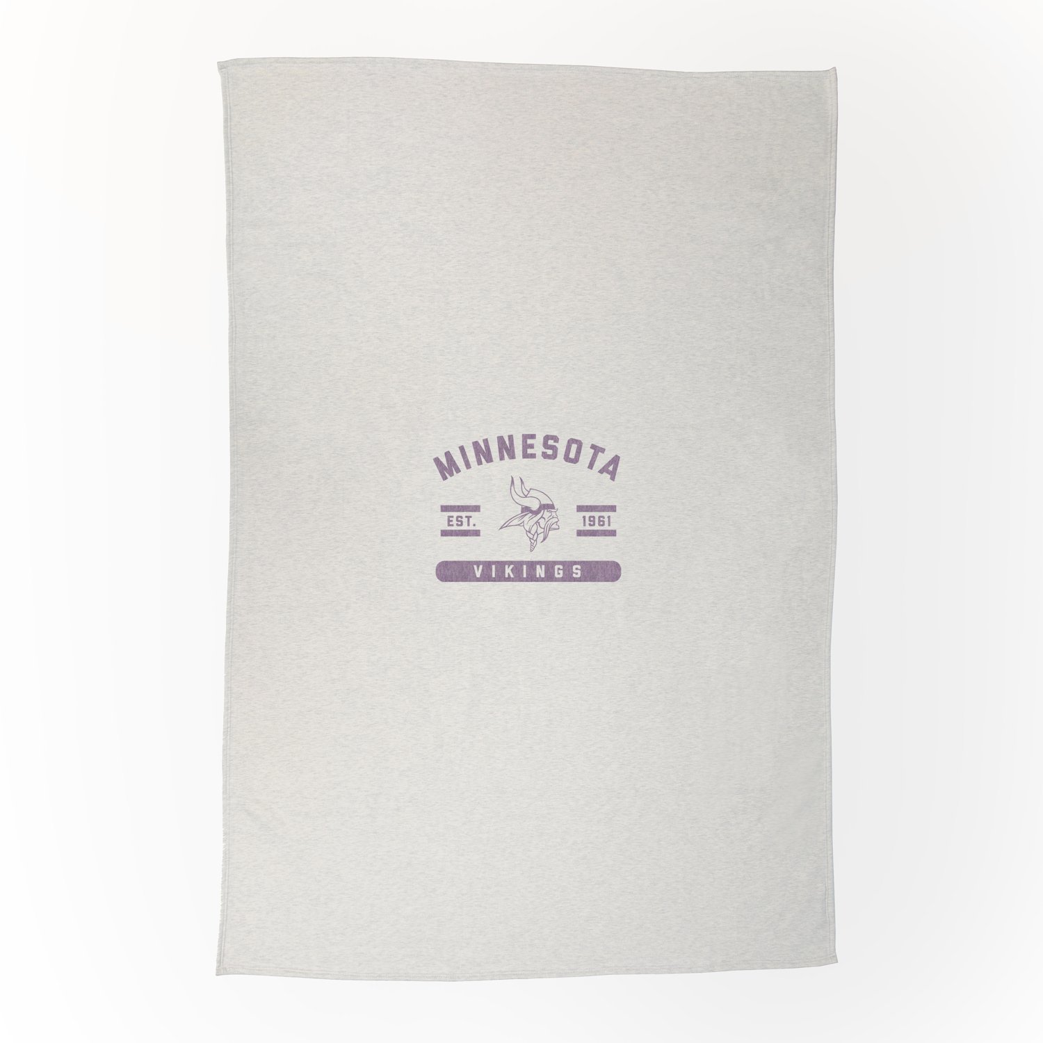 Logo Brands Minnesota Vikings Sublimated Sweatshirt Blanket