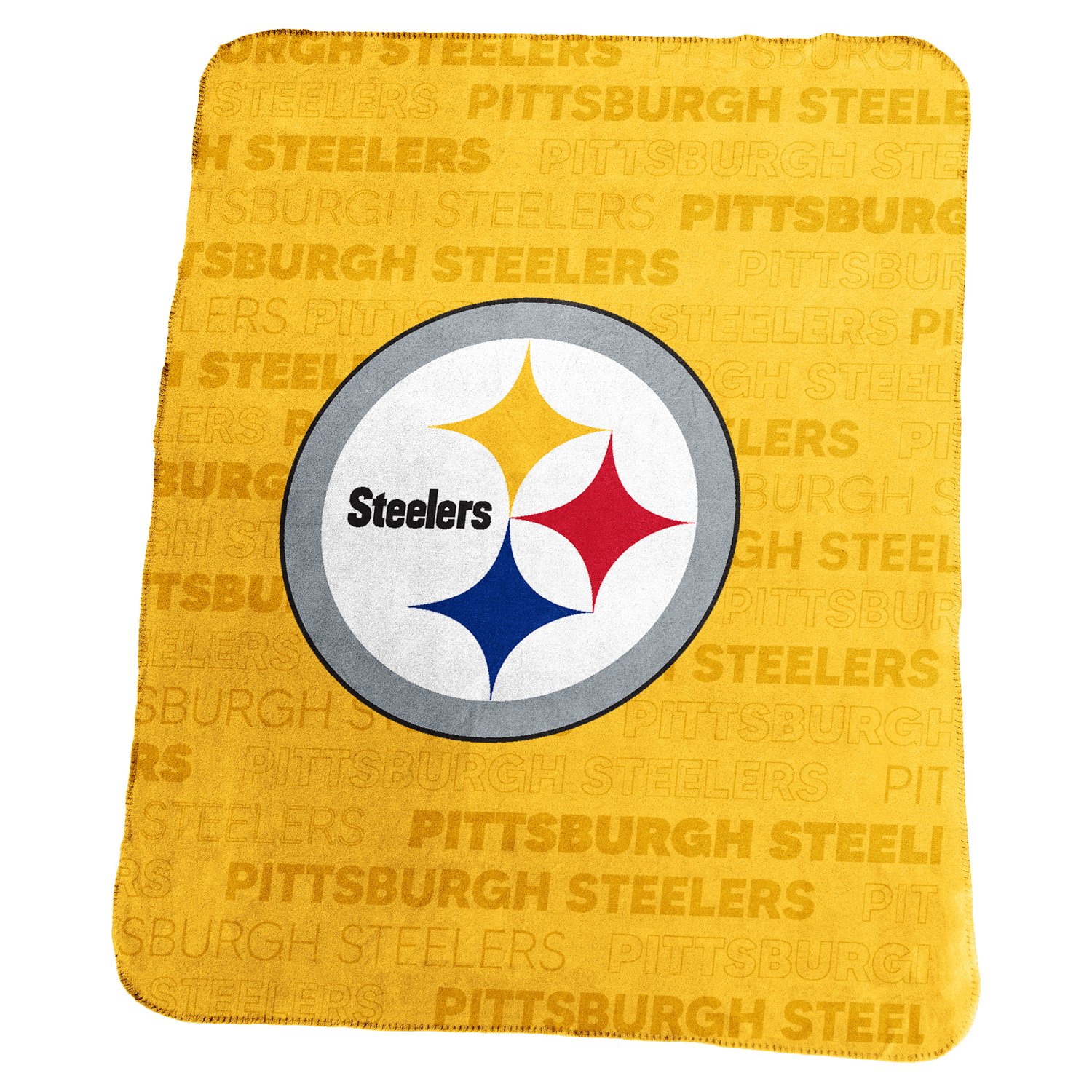 Logo Brands Pittsburgh Steelers Classic Fleece Throw