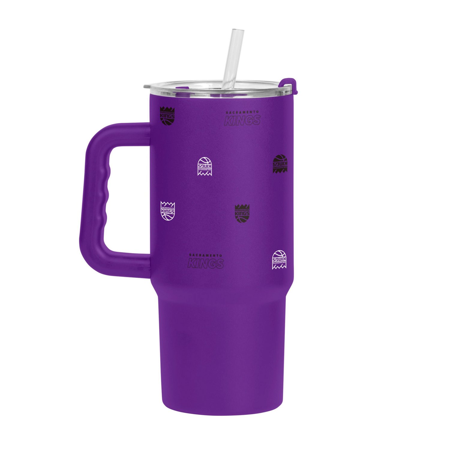 Logo Brands Sacramento Kings 24 oz Step and Repeat Powder Coat Tumbler