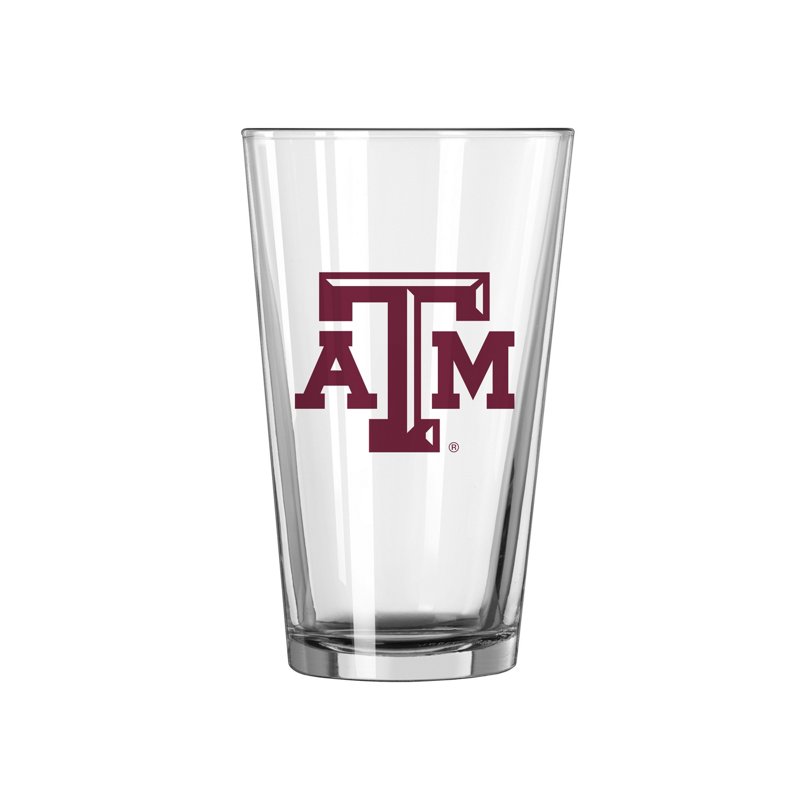 Texas A&M Aggies 16oz. Team Wordmark Game Day Pint Glass