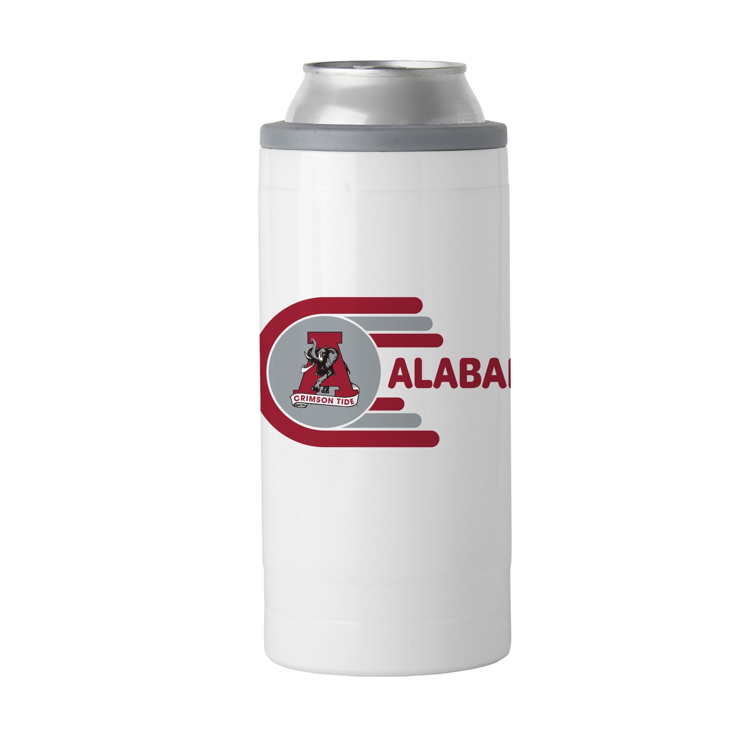 Alabama Crimson Tide Team Logo 12oz. Slim Can Holder