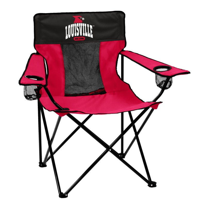 Logo Brands University of Louisville Elite Arch Chair Red - NCAA Novelty at Academy Sports