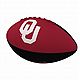 Logo Brands University of Oklahoma Pinwheel Logo Junior Size Rubber Football                                                     - view number 1 selected