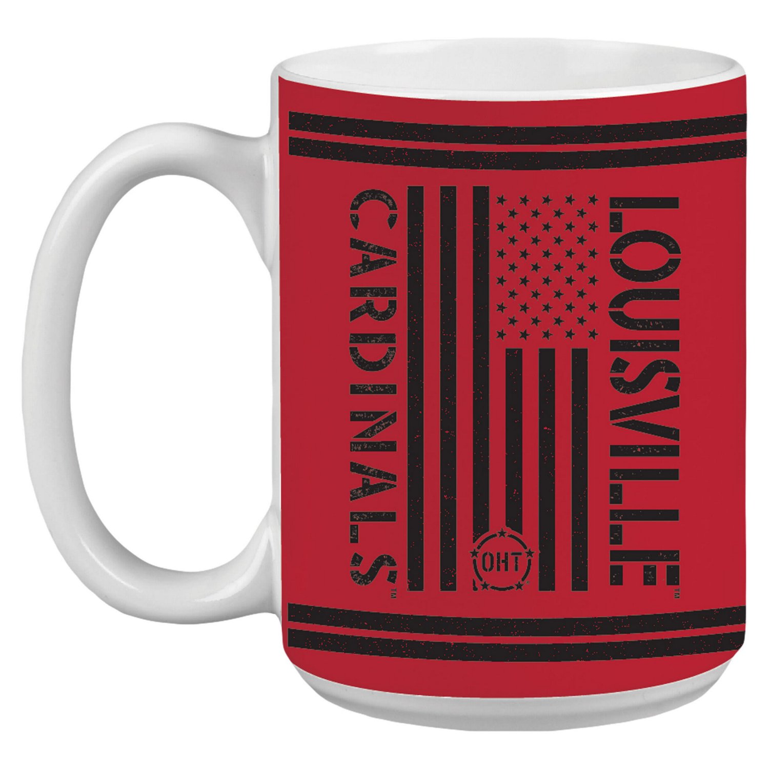 Louisville Cardinals 15oz OHT Military Appreciation Mug