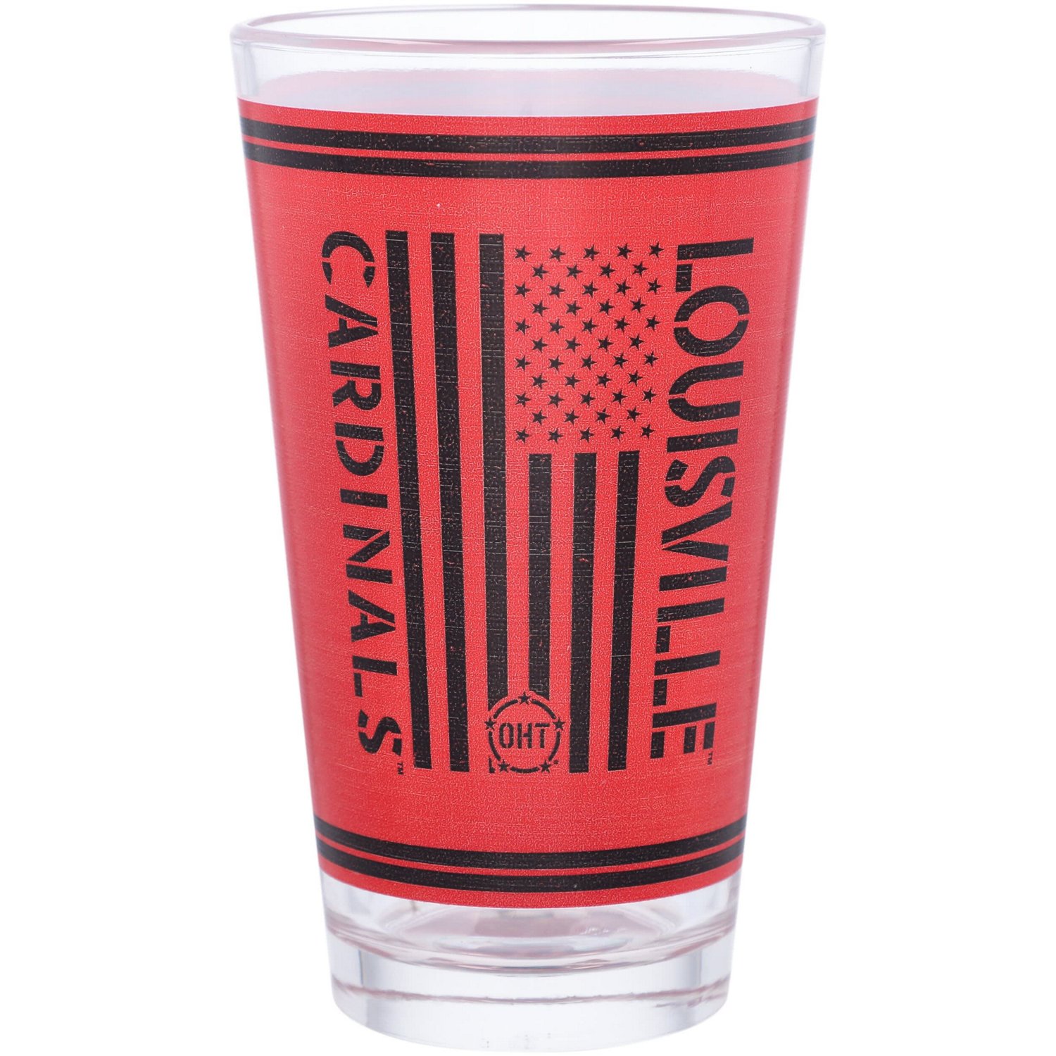 Louisville Cardinals 16oz OHT Military Appreciation Pint Glass - view number 2