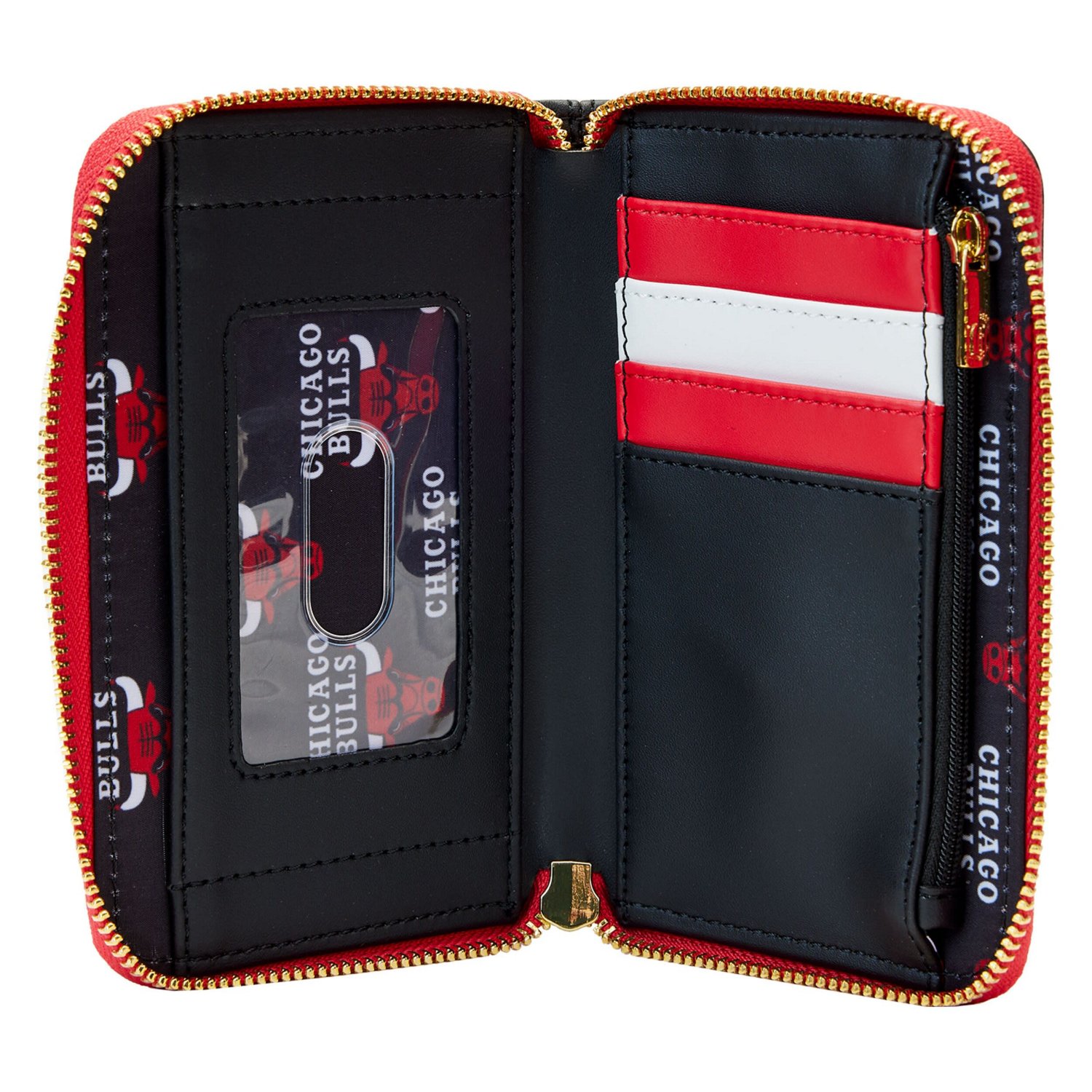 Loungefly Chicago Bulls Patches Zip-Around Wallet - view number 3
