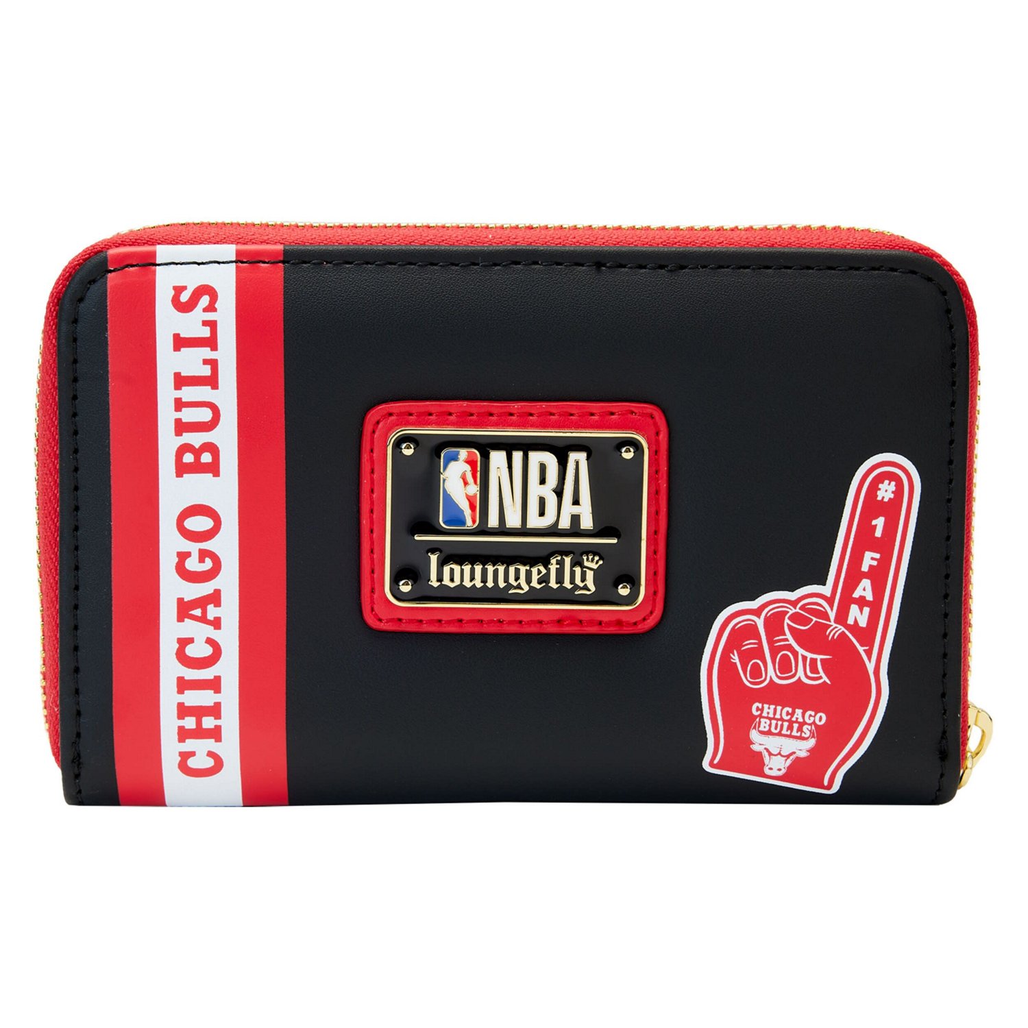 Loungefly Chicago Bulls Patches Zip-Around Wallet - view number 2