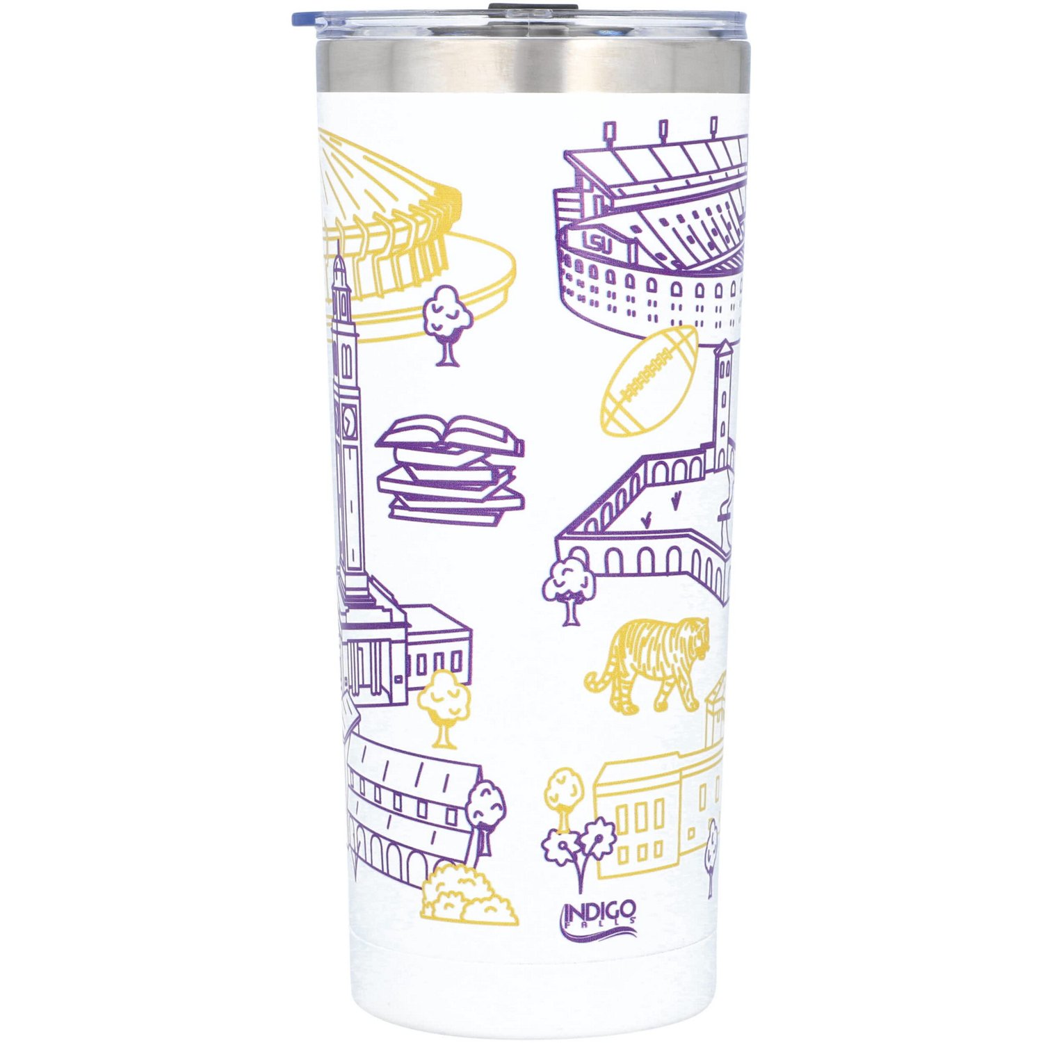 LSU Tigers 24oz Campus Tumbler
