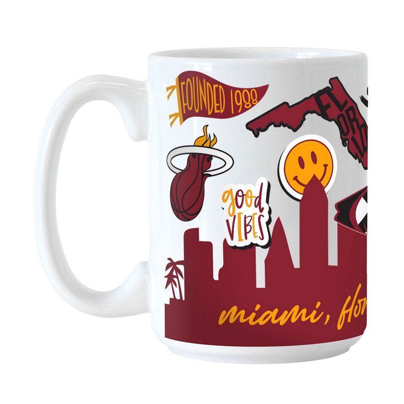 Miami Heat 15Oz Nat… - image