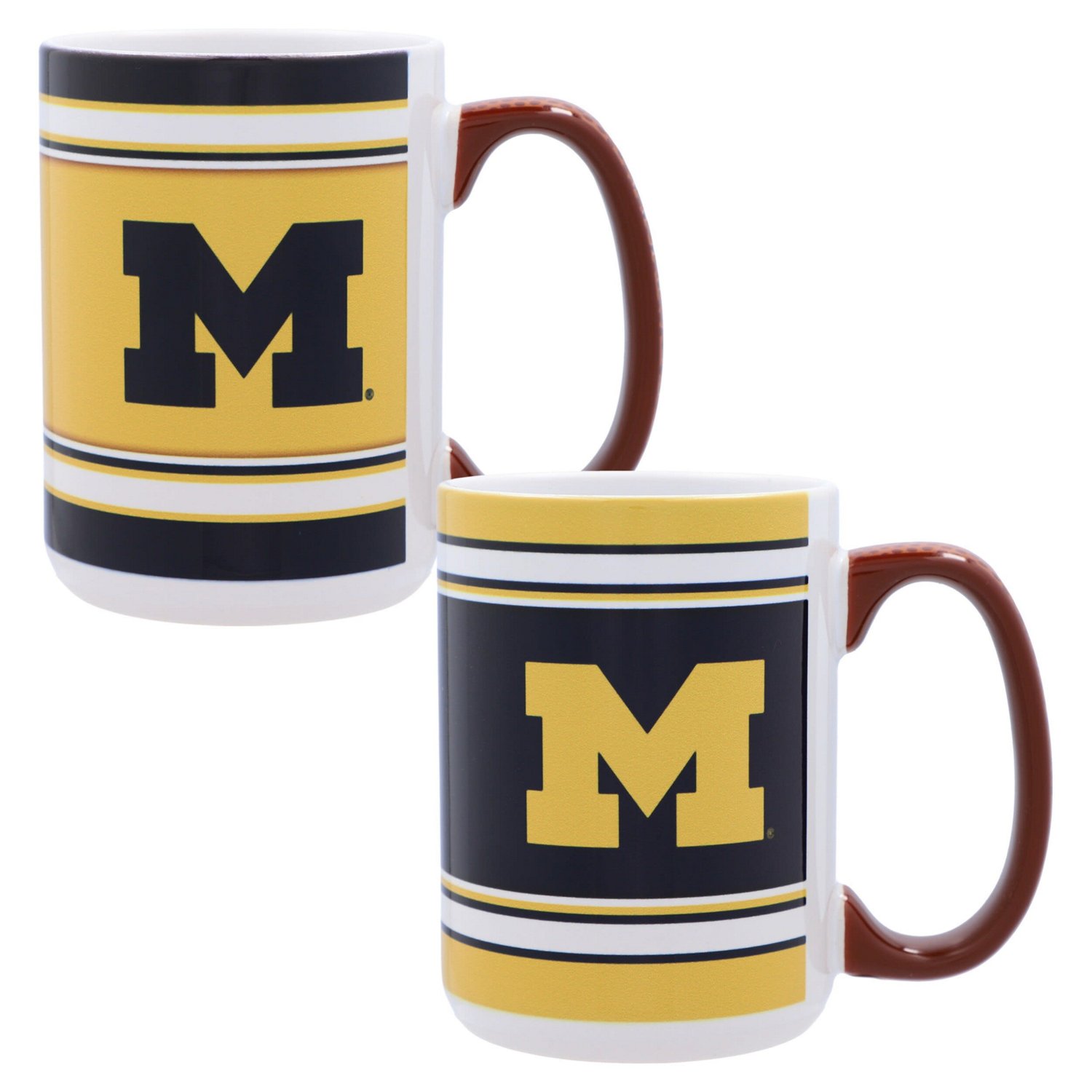Michigan Wolverines 15oz Home  Away 2-Pack Mug Set                                                                               - view number 1
