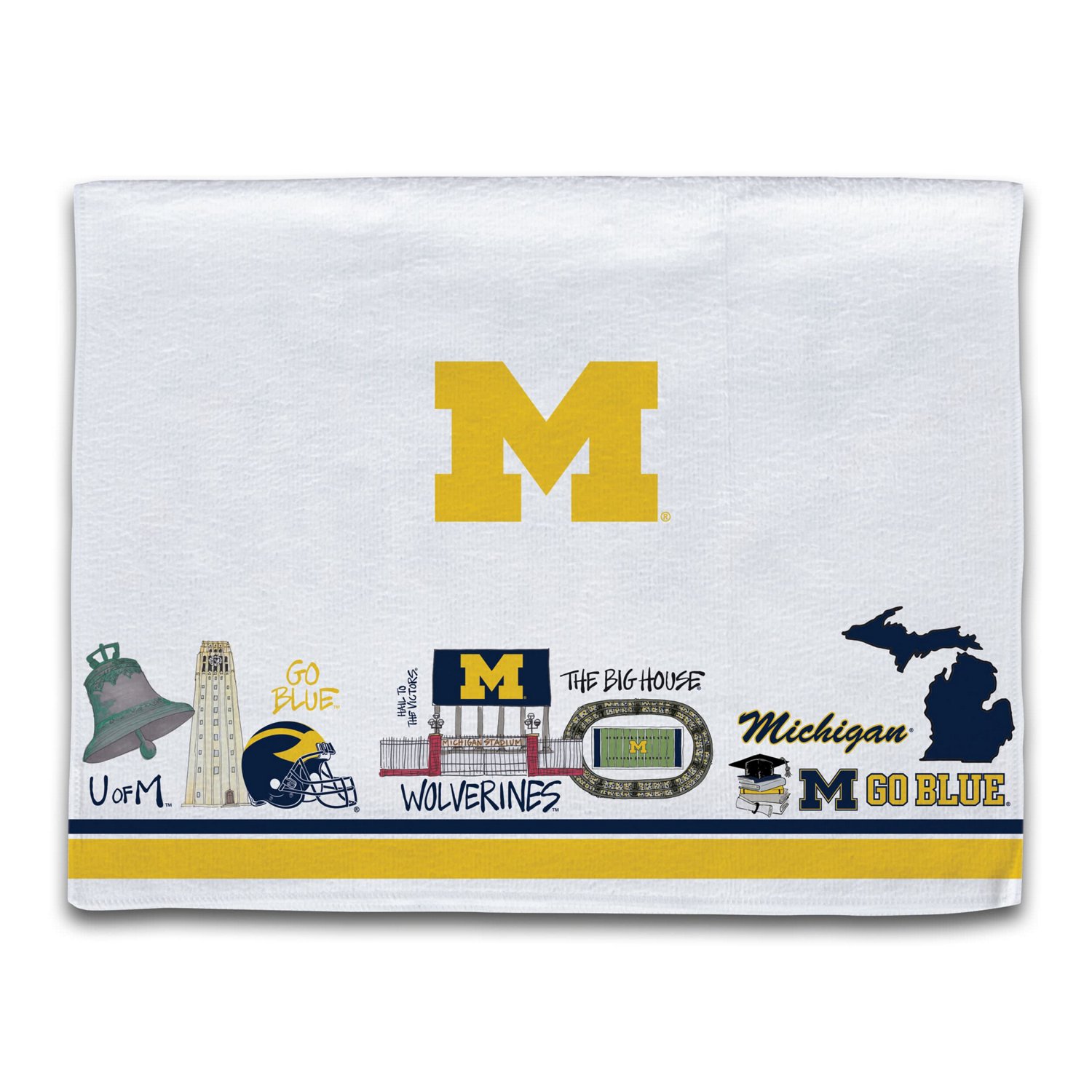 Michigan Wolverines Icon Towel