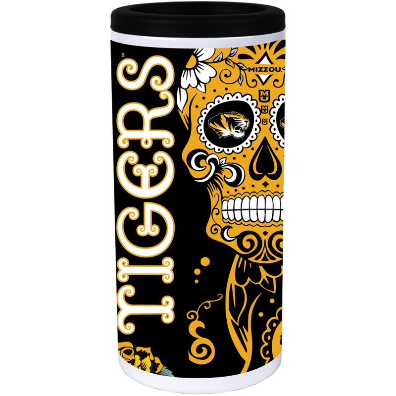 Indigo Falls Missouri Tigers Dia Stainless Steel 12oz Slim Can Cooler White - NCAA Novelty at Academy Sports