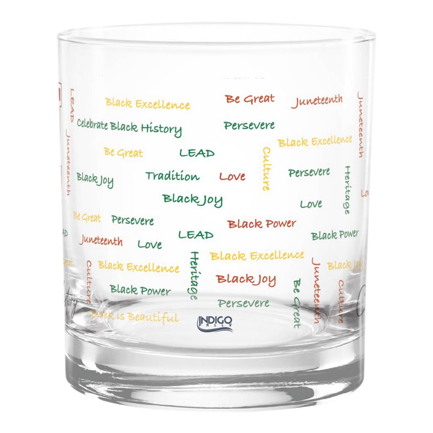 Morehouse Maroon Tigers 14oz History Month Rocks Glass                                                                           - view number 2