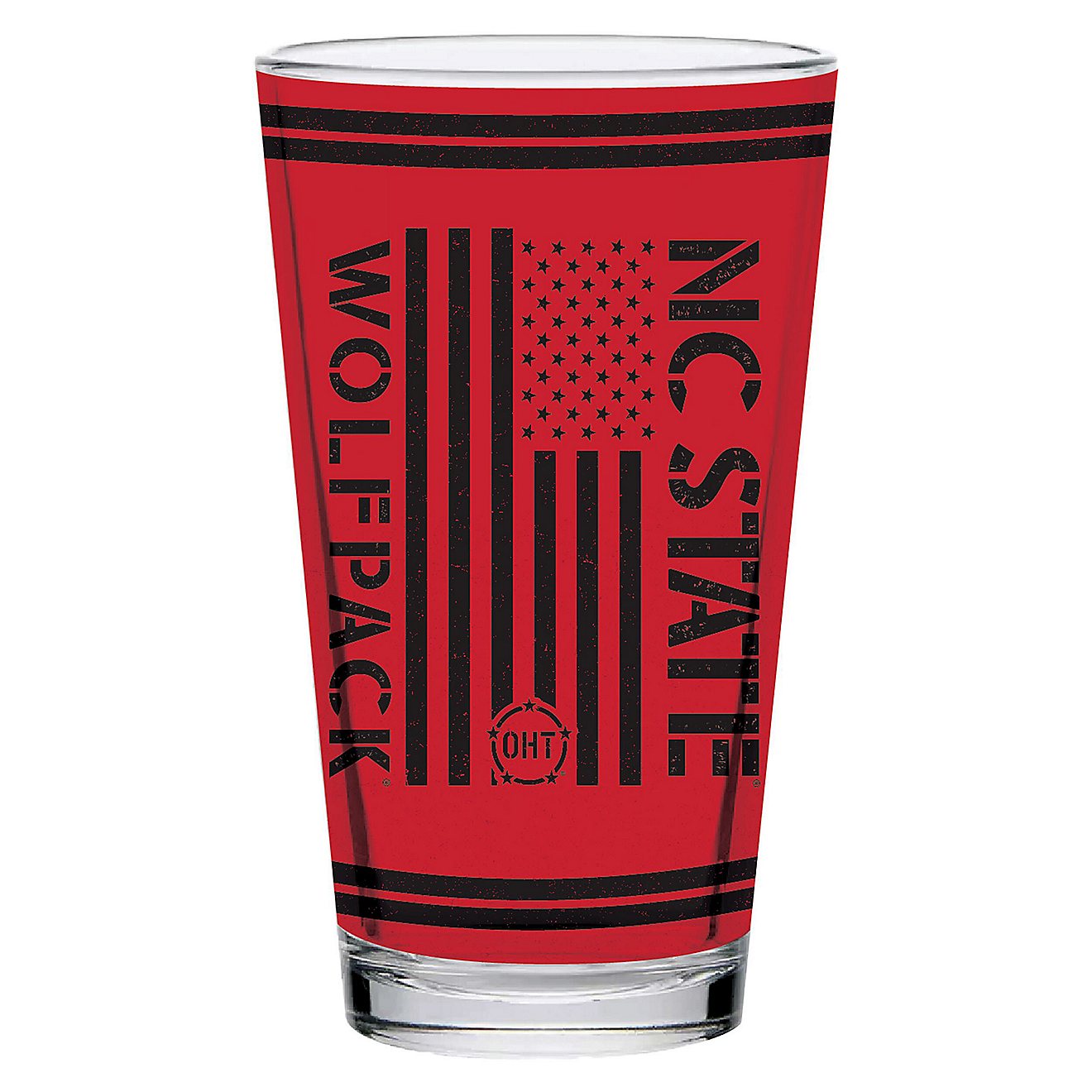 NC State Wolfpack 16oz OHT Military Appreciation Pint Glass                                                                      - view number 2
