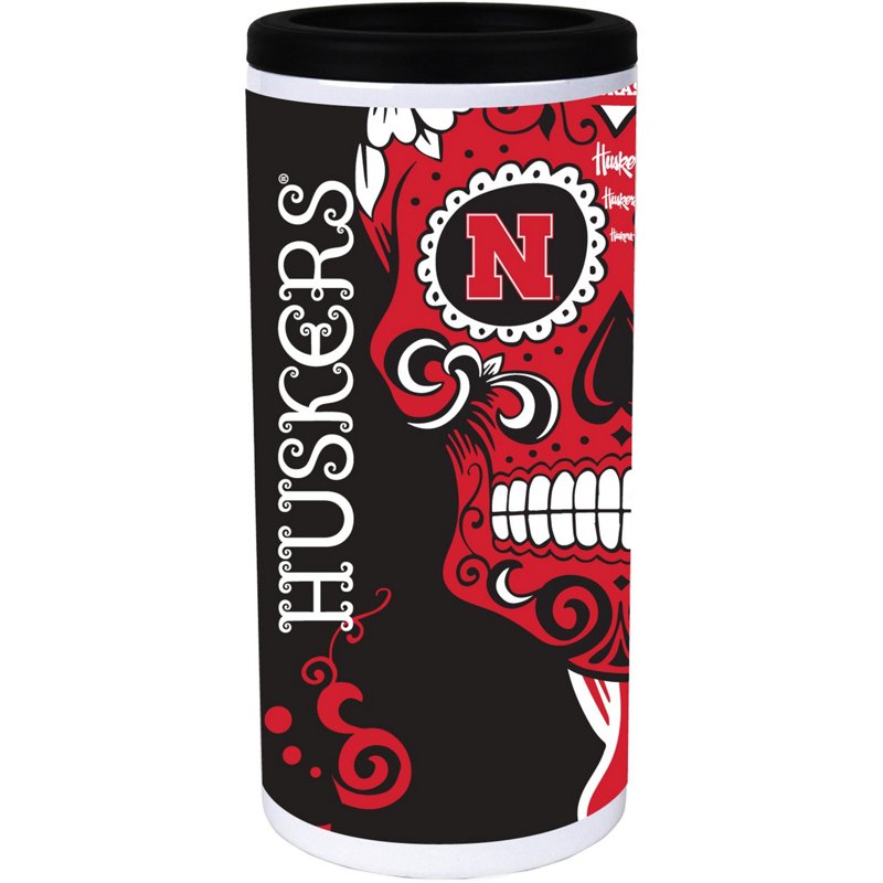 Indigo Falls Nebraska Huskers Dia Stainless Steel 12oz Slim Can Cooler White - NCAA Novelty at Academy Sports