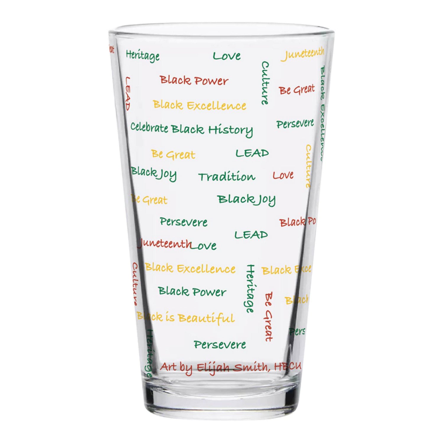 North Carolina Central Eagles 16oz Pint Glass - view number 2