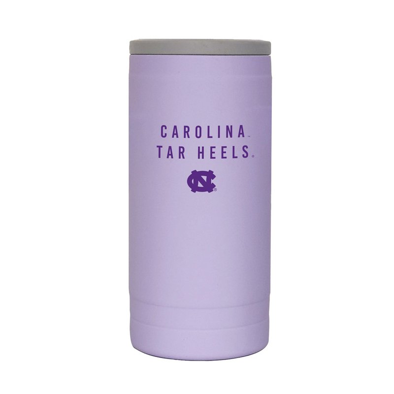 Logo Brands North Carolina Tar Heels 12oz Lavender Soft Touch Slim Coolie - NCAA Novelty at Academy Sports