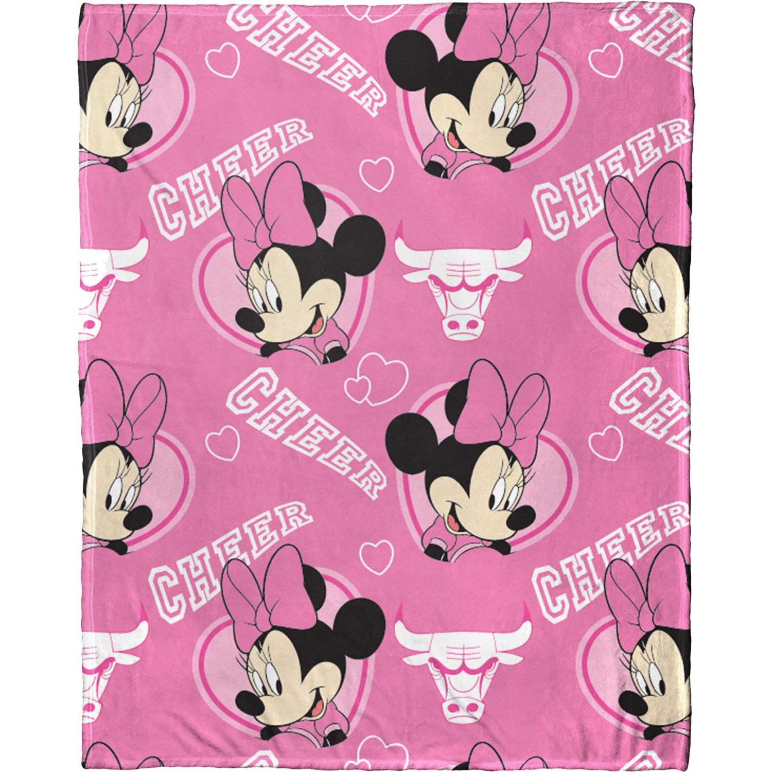 Northwest x Disney Chicago Bulls Minnie Hugger Pillow  Silk Touch Throw Set                                                      - view number 2