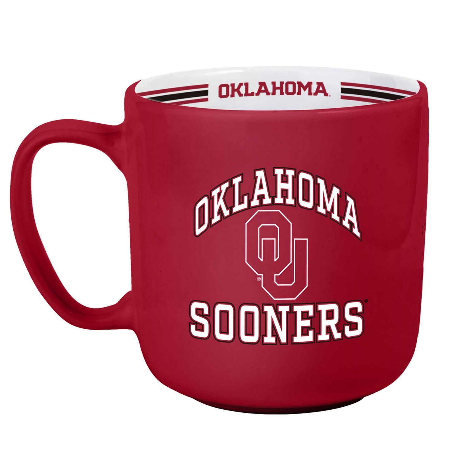 Oklahoma Sooners 15oz Stripe Mug
