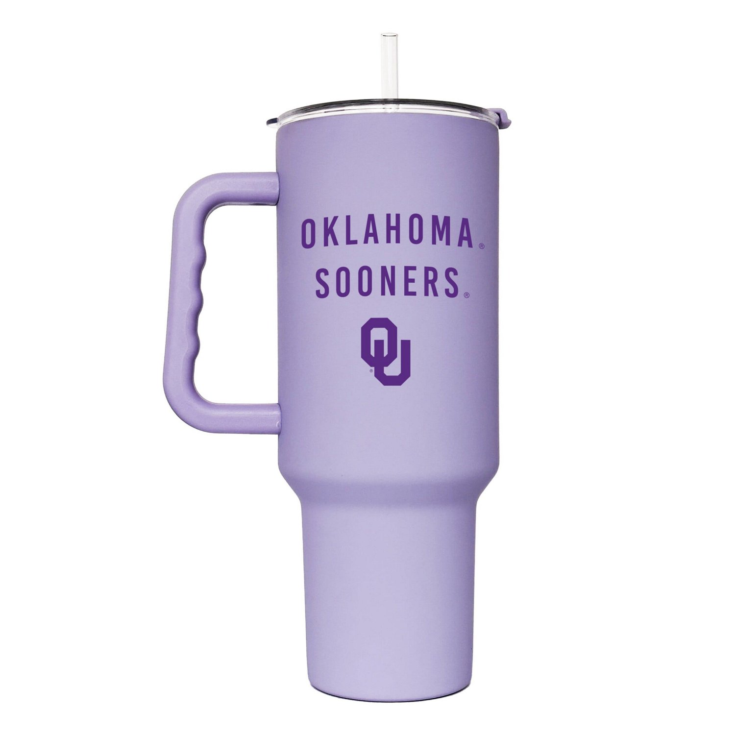 Oklahoma Sooners 40oz Lavender Soft Touch Tumbler