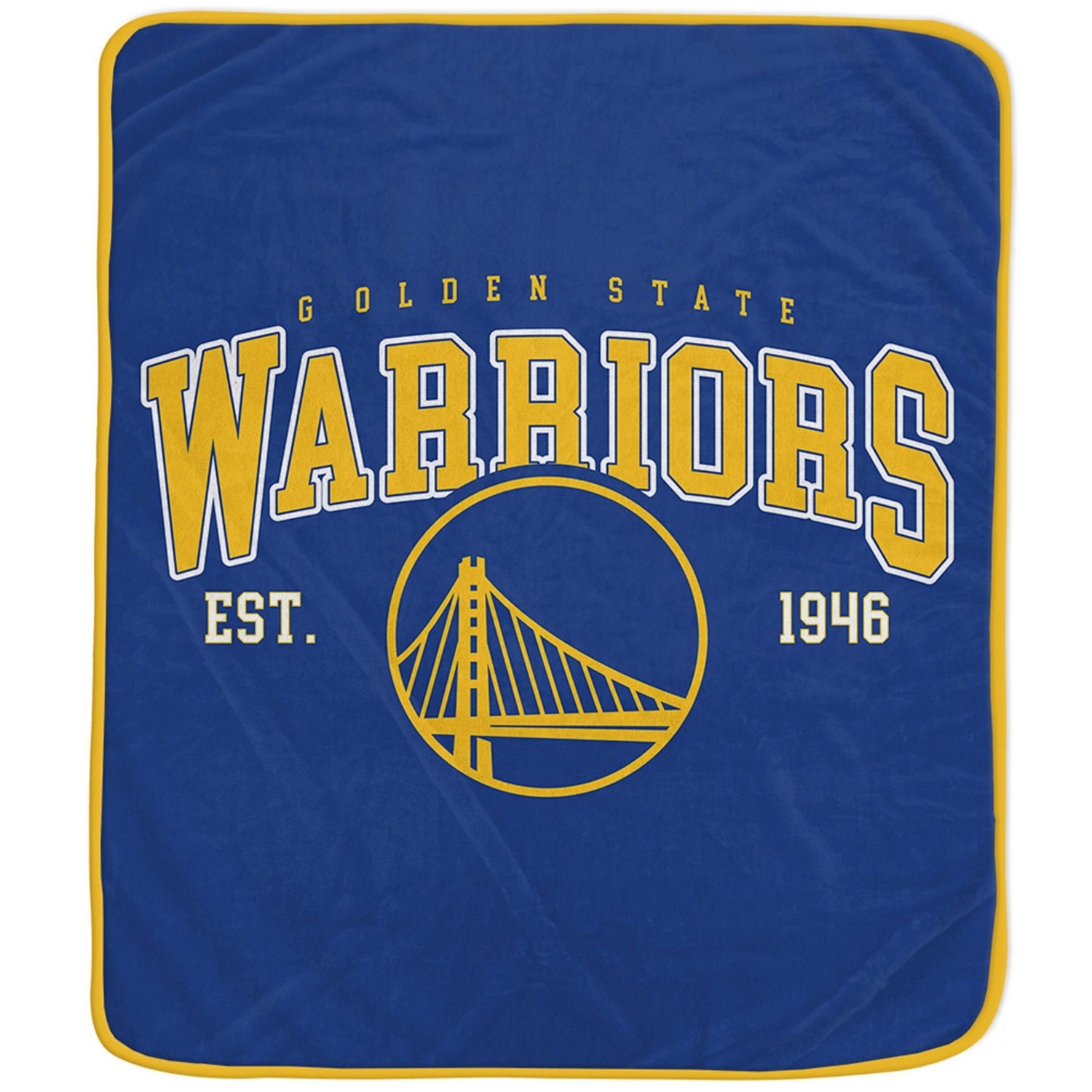 Pegasus Golden State Warriors Vintage Arch Ultra Soft 50" x 60" Blanket - view number 1