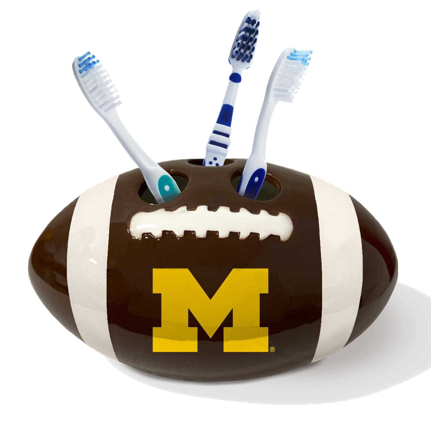 Pegasus Michigan Wolverines Team Ball Toothbrush Holder - view number 2