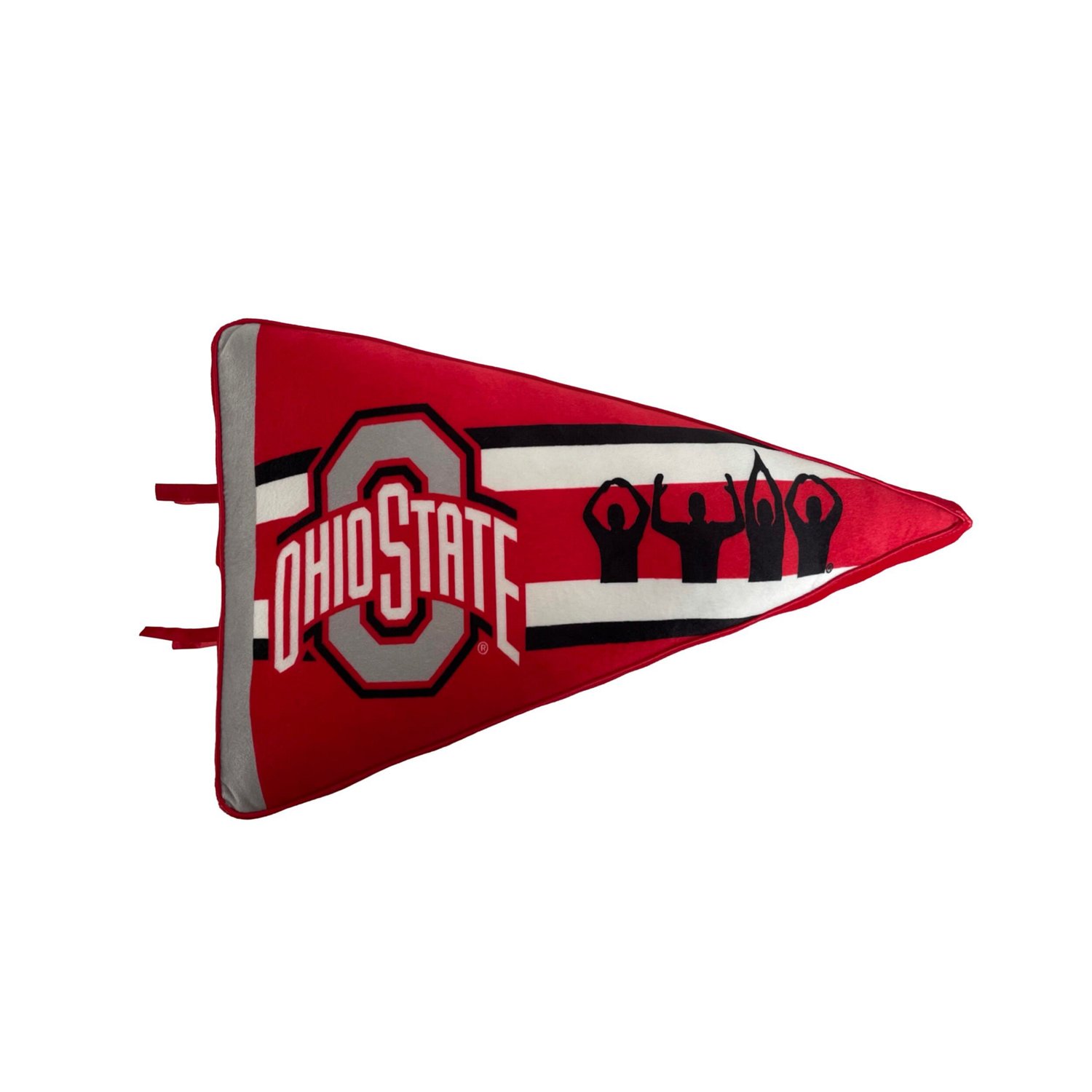 Pegasus Ohio State Buckeyes Half Stripe Pennant Pillow