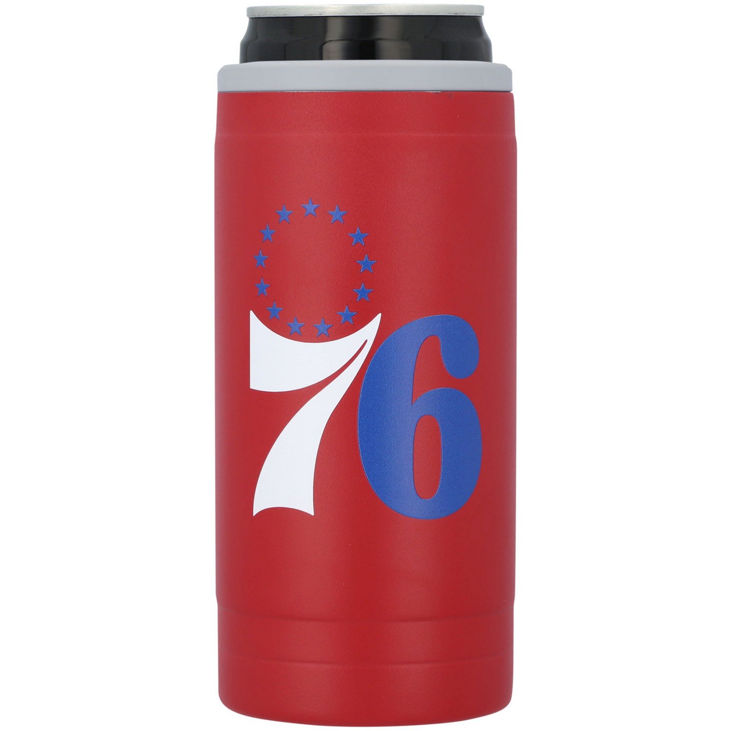 Philadelphia 76ers 12oz Flipside Powdercoat Slim Can Cooler - view number 1