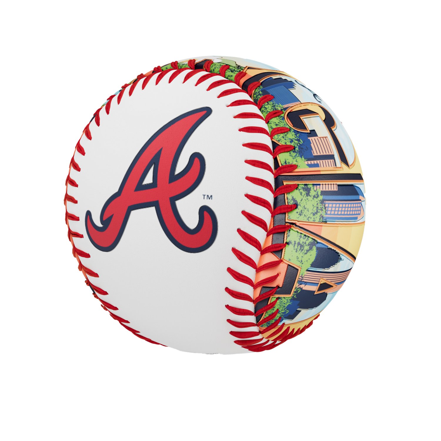 Rawlings Braves Postcard Baseball - view number 2