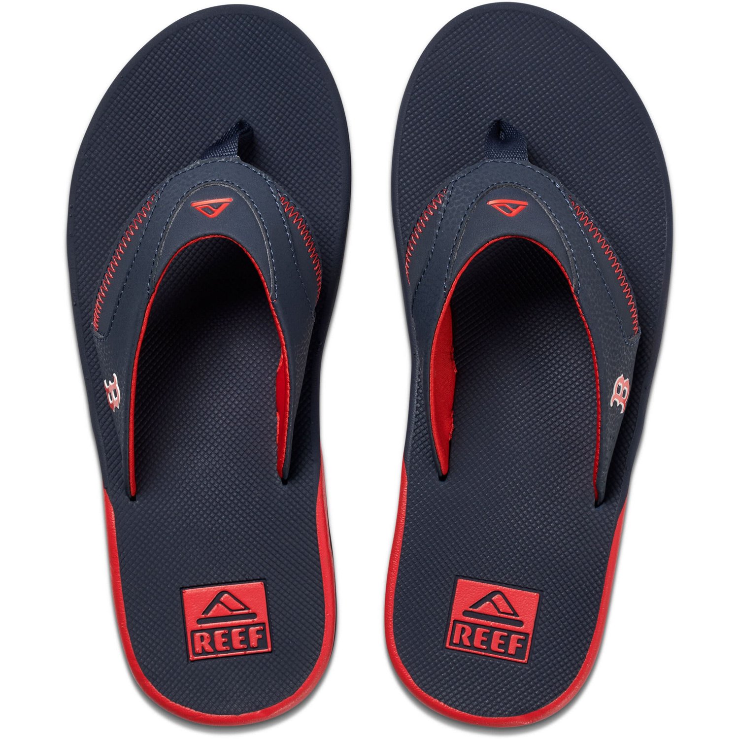 REEF Boston Sox Fanning Bottle Opener Sandals - view number 2