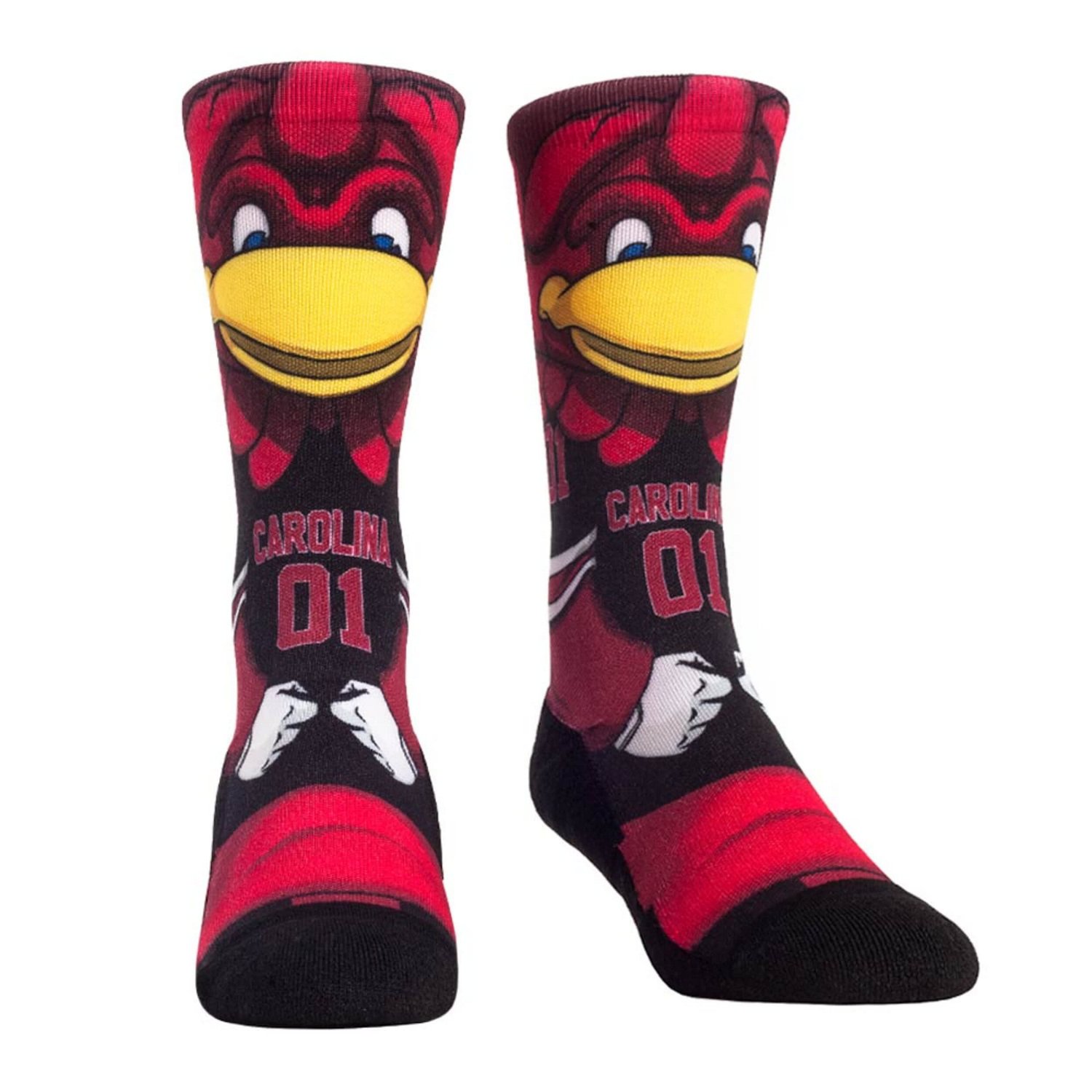 Rock Em Socks South Carolina Gamecocks HyperOptic Mascot Crew Socks