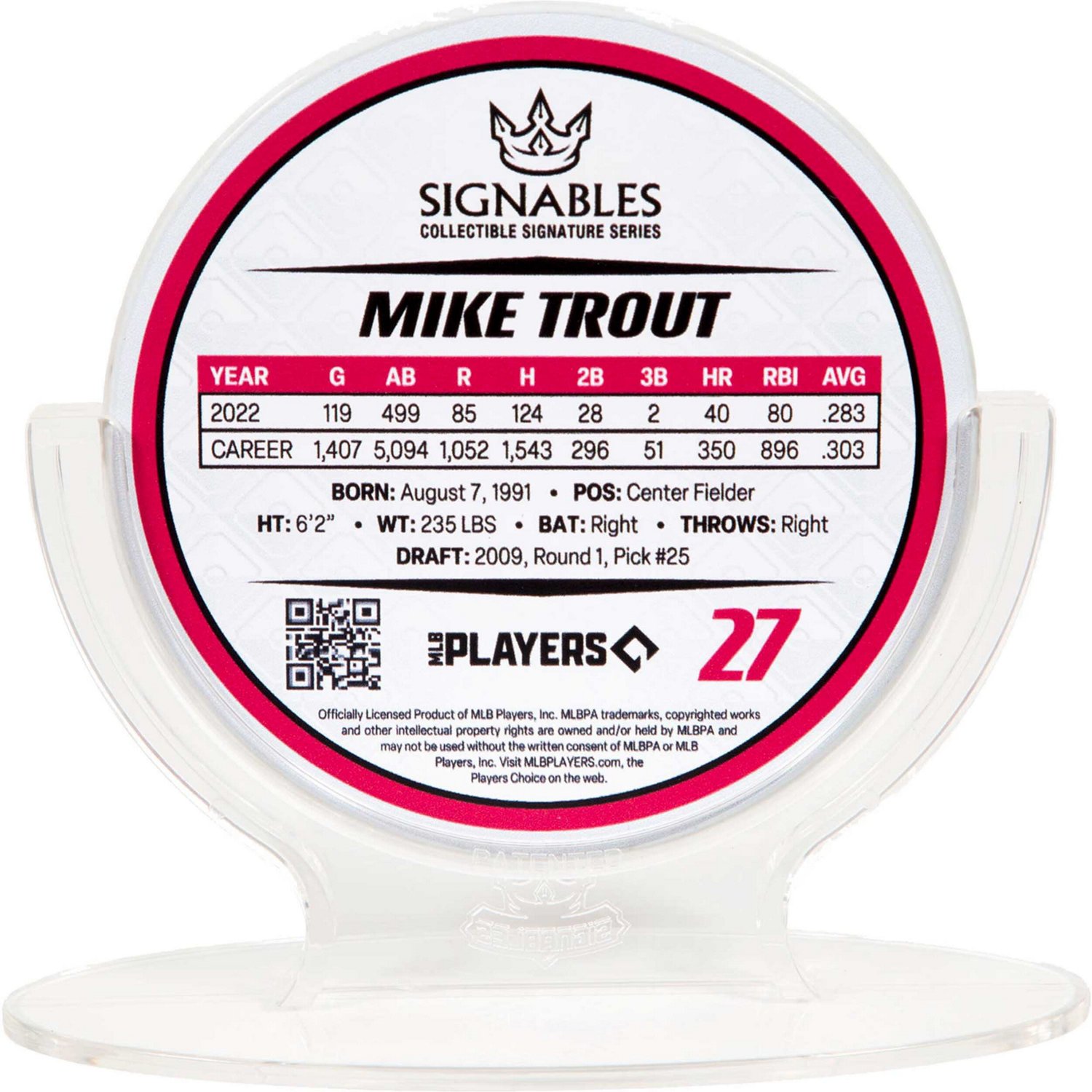 Signables Mike Trout Los Angeles Angels Signature Series Collectible                                                             - view number 2