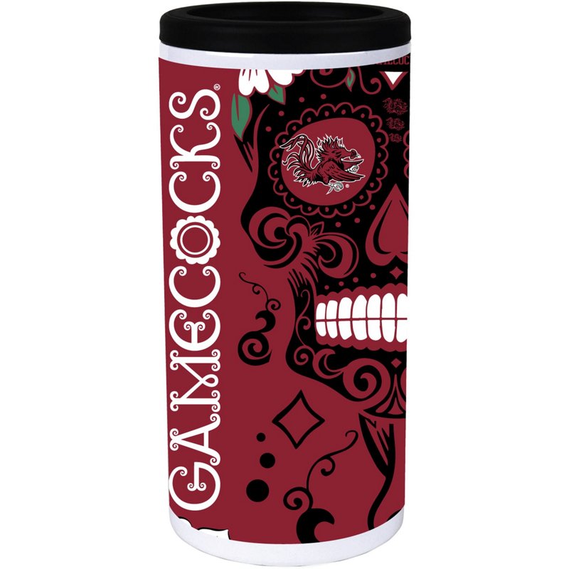 Indigo Falls South Carolina Gamecocks Dia Stainless Steel 12oz Slim Can Cooler White - NCAA Novelty at Academy Sports