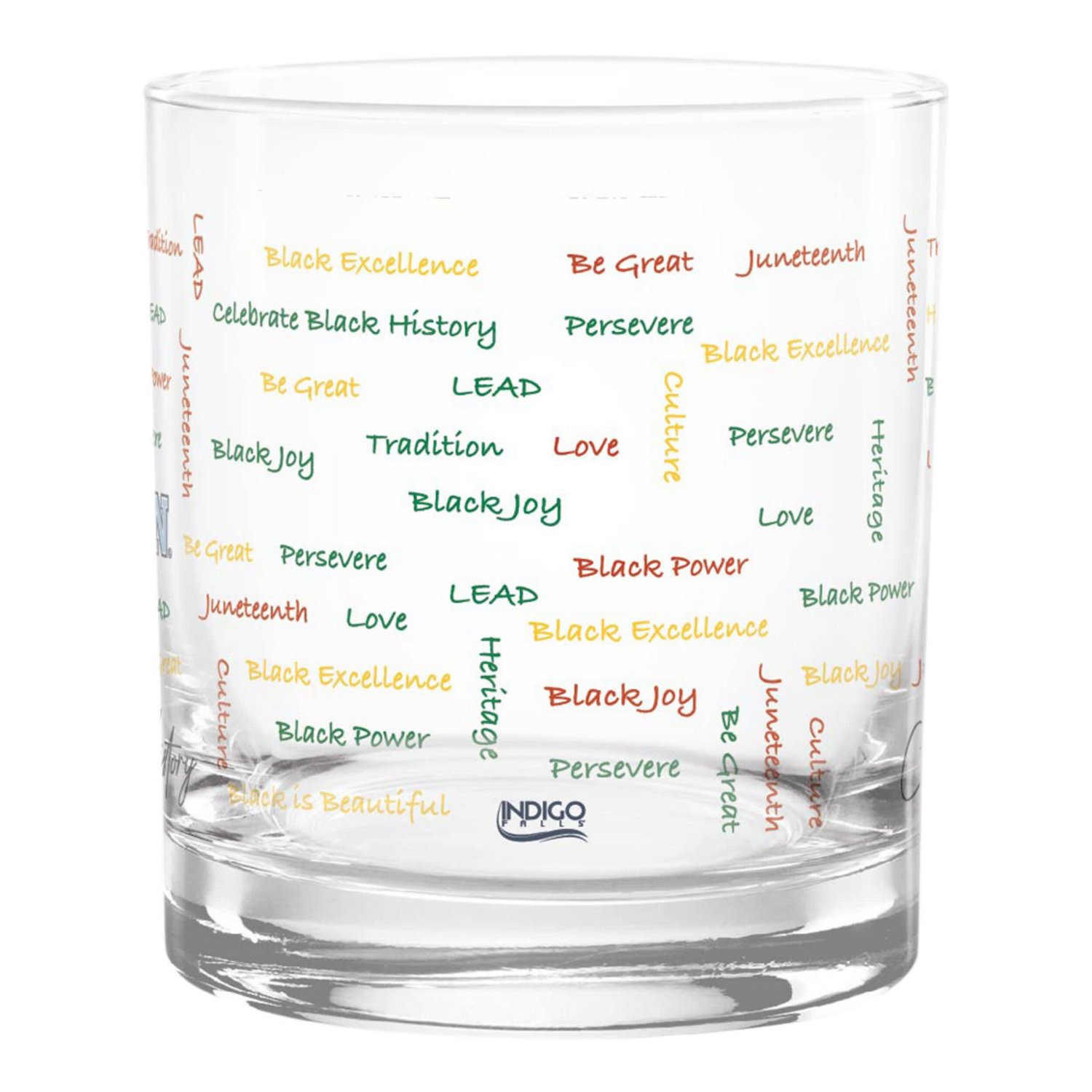 Spelman College Jaguars 14oz History Month Rocks Glass                                                                           - view number 2