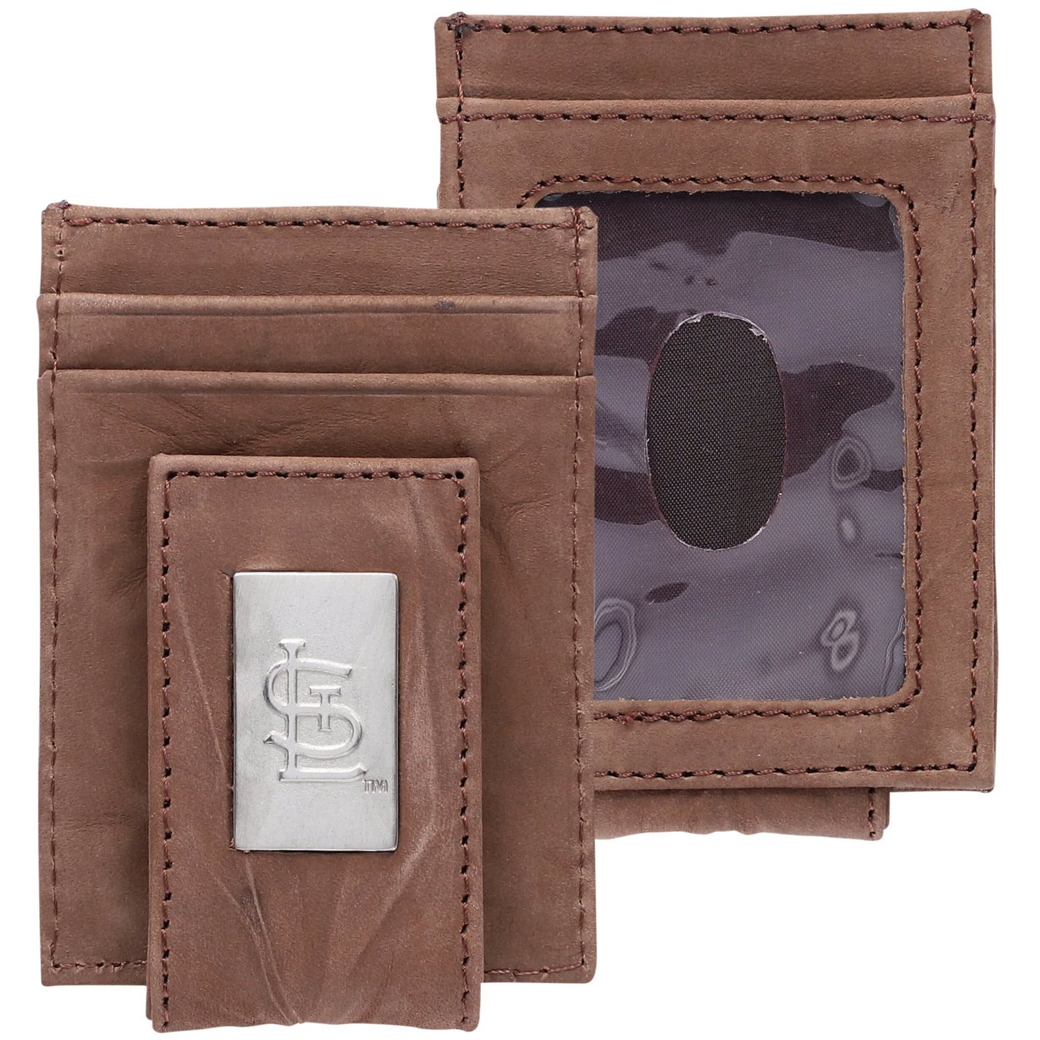 St Louis Cardinals Leather Front Pocket Wallet