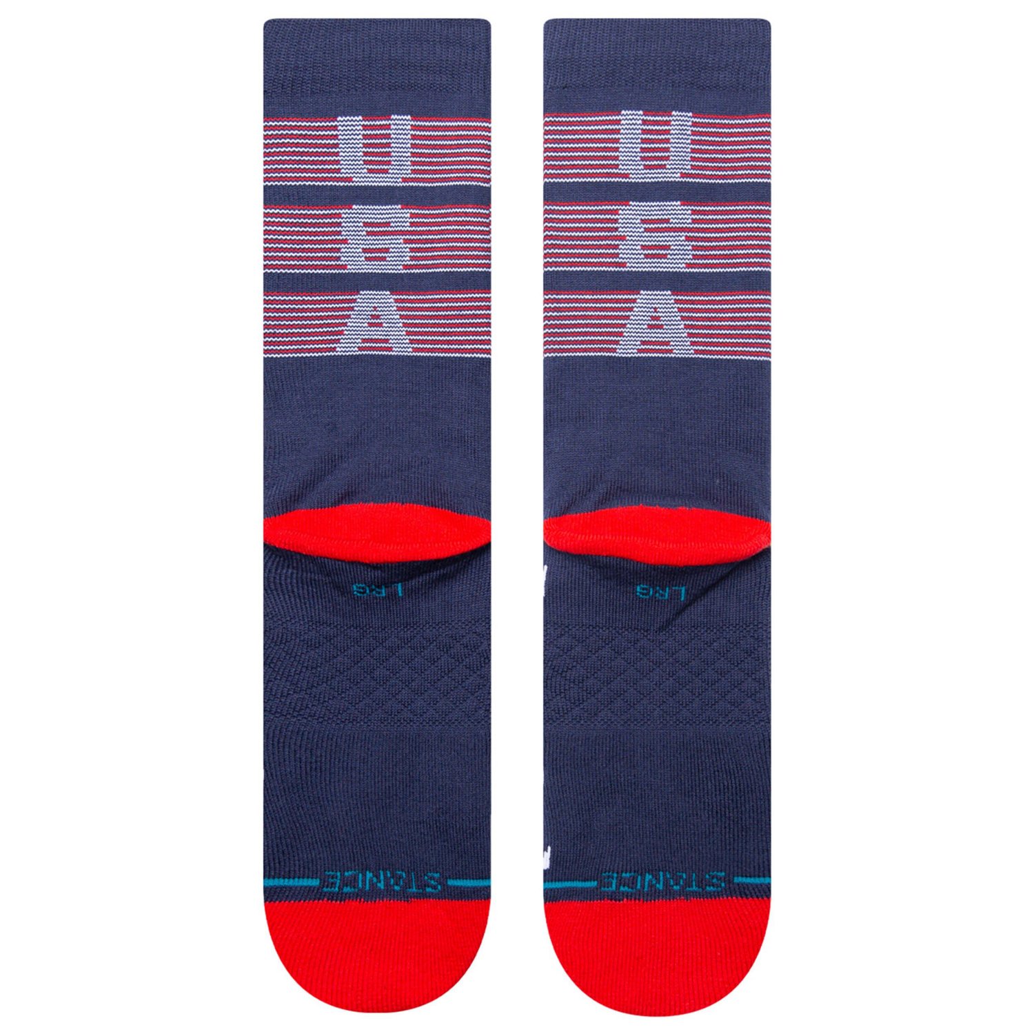 Stance MLB Bars USA Crew Socks