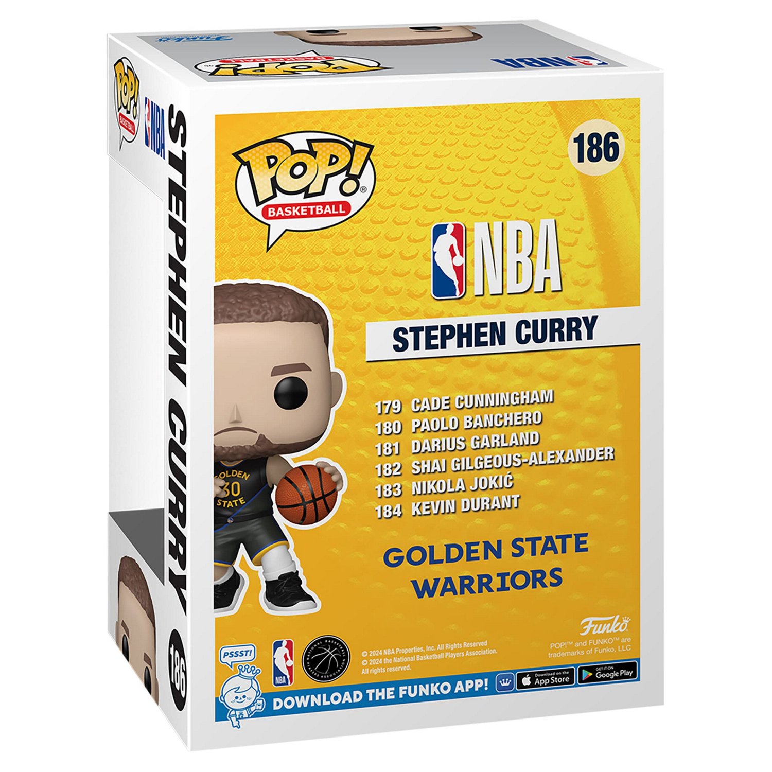 Stephen Curry Golden State Warriors Fanatics Exclusive Statement Funko Pop Vinyl Figure                                          - view number 2