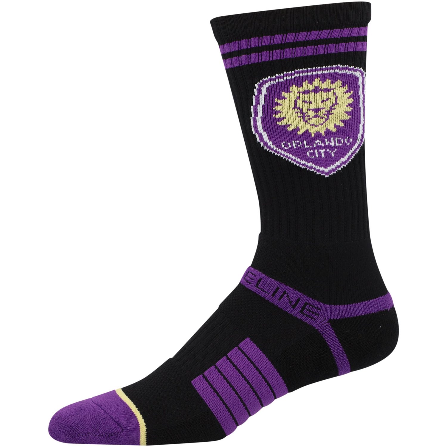 Strideline Orlando City SC Premium 3-Pack Knit Crew Socks Set - view number 3