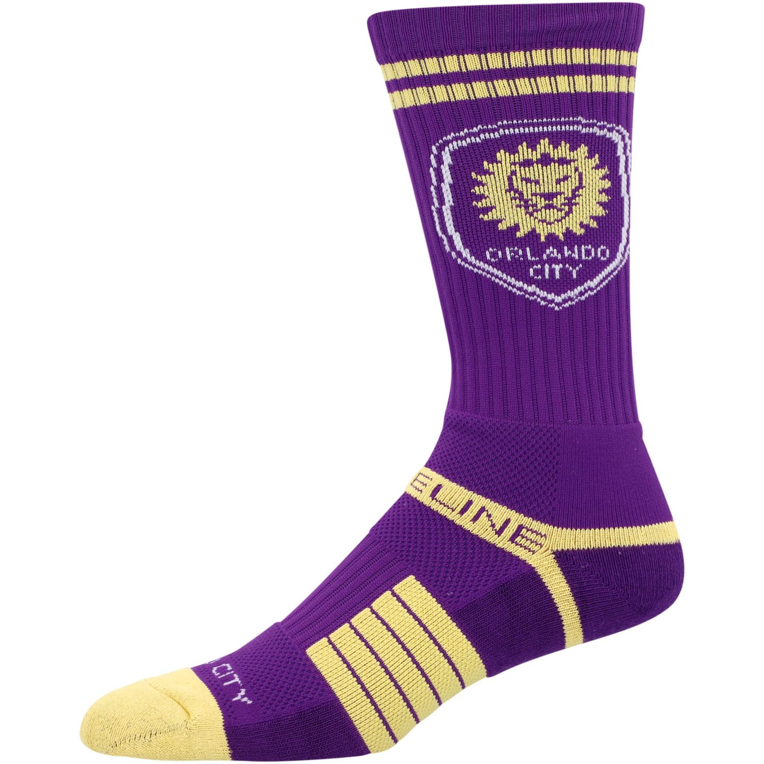 Strideline Orlando City SC Premium 3-Pack Knit Crew Socks Set - view number 4