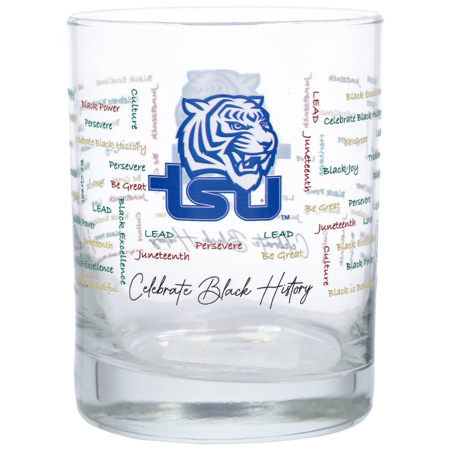 Tennessee State Tigers 14oz History Month Rocks Glass                                                                            - view number 2