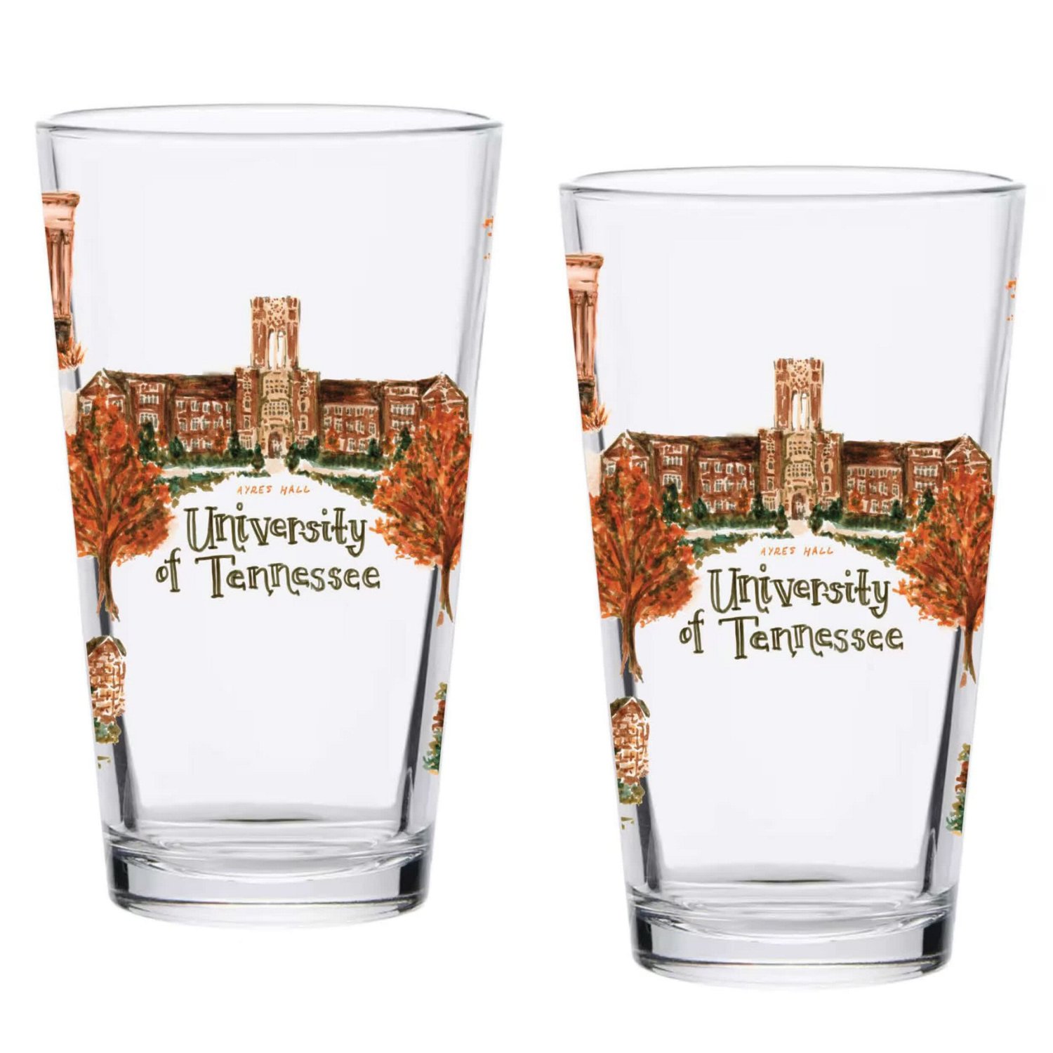Tennessee Volunteers 2-Pack 16oz Laura Wilcox University Pint Set